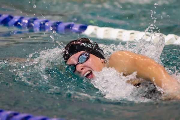 Katie Kinnear enters the 4A state swim meet with the state's best times in the 100 butterfly and 100 backstroke.