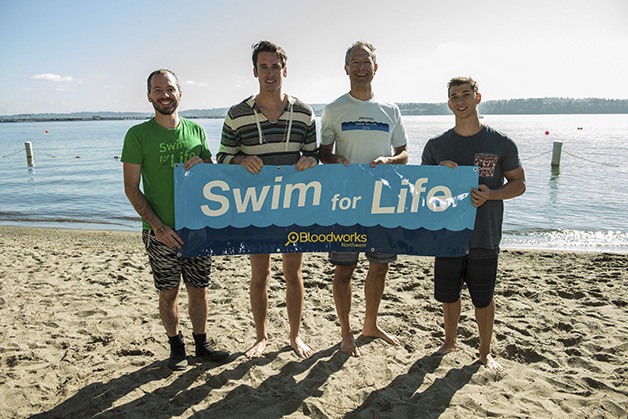 Employees of Issaquah-based Gevers Wealth Management completed a Swim for Life event in August featuring a 2.5-mile swim across Lake Washington.  All proceeds from the event went to help in the fight against leukemia and other life threatening diseases that require stem cells and blood donations.