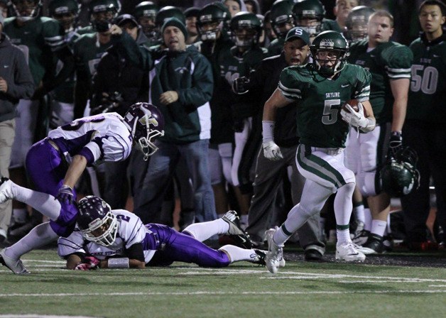 Trevor Barney was a force on both sides of the ball for Skyline