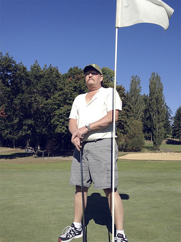 Pat Beecher hasn't let increasing blindness keep him from the golf course.