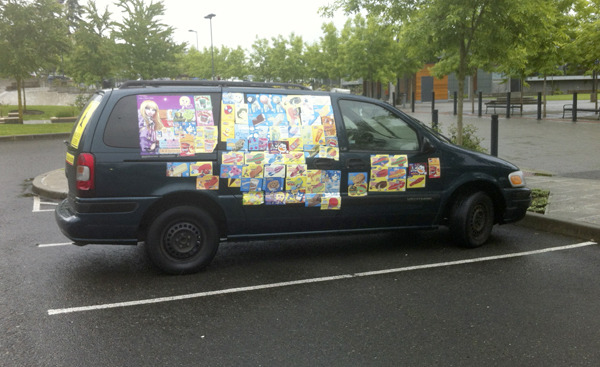 Police confirmed that this van