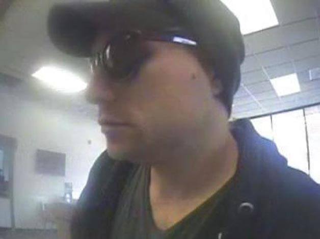 This man is wanted for several bank robberies