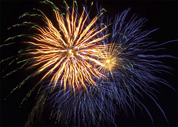 Fireworks at the Fourth on the Plateau event in Sammamish July 4.