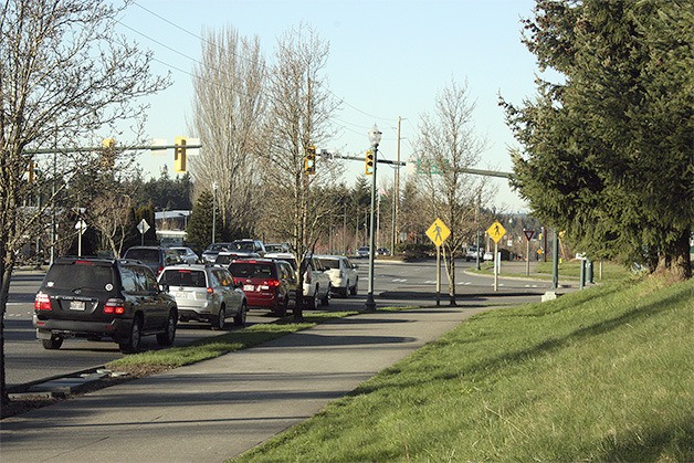 The intersection of 228th Avenue and Spartan Way will be one of 11 to receive upgraded “smart” traffic lights.