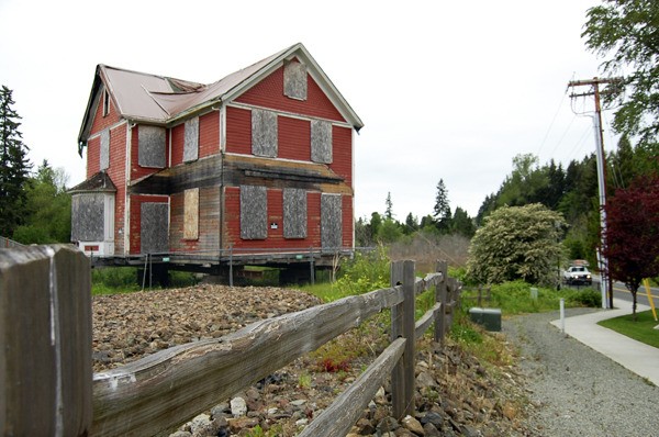 Sammamish's Reard-Freed House will be moved to its permanent location at the new Southeast Eight Street Park early Sunday morning.