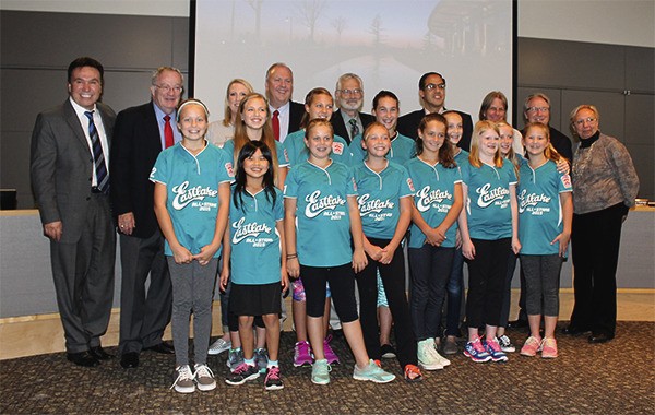 The Eastlake Little League Softball team