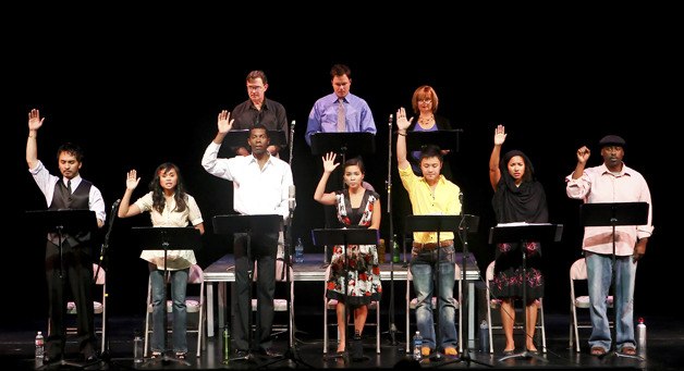 The 2009 festival reading of Take Me America