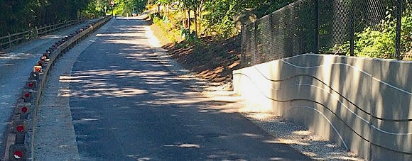 The King County Parks and Recreation Department re-opened the northern portion of the East Lake Sammamish Trail