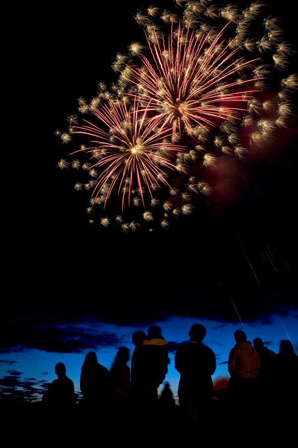 Sammamish residents watch fireworks at a previous Fourth on the Plateau.