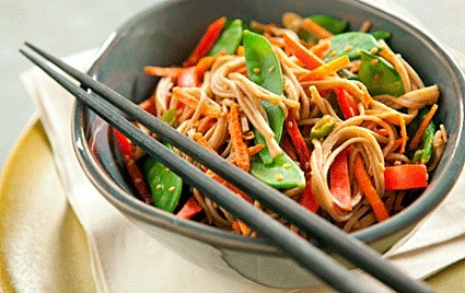 Sesame-Peanut Noodles