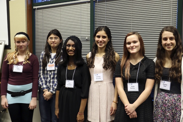 The AAUW STEM honorees from Sammamish schools or who reside in Sammamish are