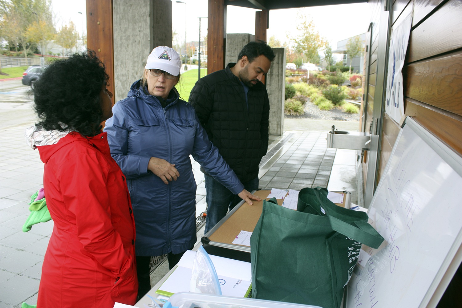 Sammamish Citizen Corp information hub coordinator Barb Clayton