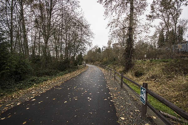 A stretch of the East Lake Sammamish Trail's Issaquah portion.