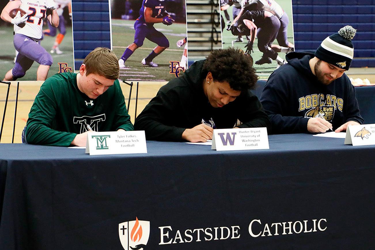 Crusaders trio is moving on to the next level on gridiron